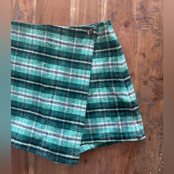 NWT Free People Plaid Skort - Picture 2 of 4